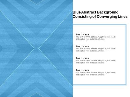 Converging lines image with blue background