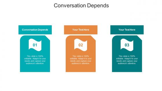 Conversation depends ppt powerpoint presentation file templates cpb