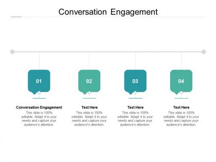 Conversation engagement ppt powerpoint presentation file elements cpb
