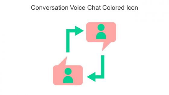 Conversation Voice Chat Colored Icon In Powerpoint Pptx Png And Editable Eps Format