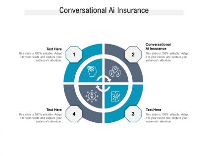 Conversational ai insurance ppt powerpoint presentation professional diagrams cpb