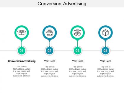 Conversion advertising ppt powerpoint presentation gallery template cpb