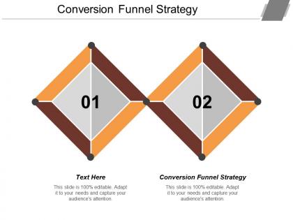 Conversion funnel strategy ppt powerpoint presentation layouts designs download cpb