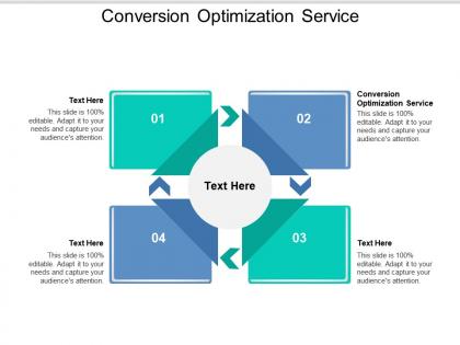 Conversion optimization service ppt powerpoint presentation gallery good cpb