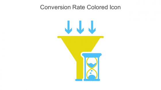 Conversion Rate Colored Icon In Powerpoint Pptx Png And Editable Eps Format