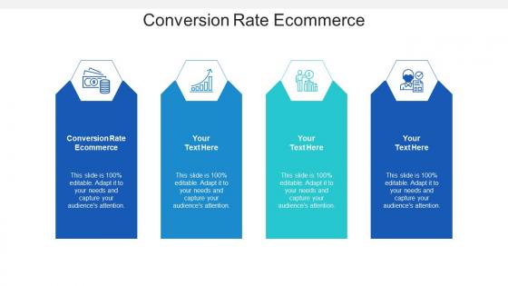 Conversion rate ecommerce ppt powerpoint presentation show cpb