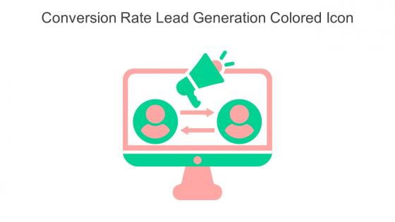 Conversion Rate Lead Generation Colored Icon In Powerpoint Pptx Png And Editable Eps Format