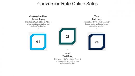 Conversion rate online sales ppt powerpoint presentation ideas file formats cpb