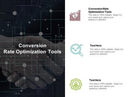 Conversion rate optimization tools ppt powerpoint presentation file brochure cpb