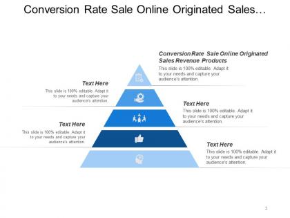 Conversion rate sale online originated sales revenue products