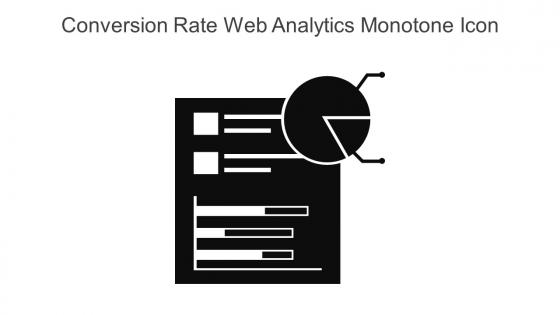 Conversion Rate Web Analytics Monotone Icon In Powerpoint Pptx Png And Editable Eps Format