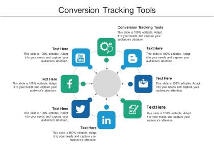 Conversion tracking tools ppt powerpoint presentation model slideshow cpb