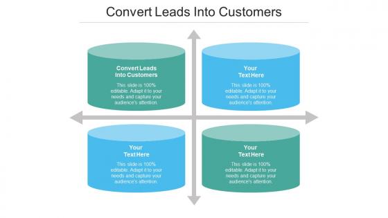 Convert leads into customers ppt powerpoint presentation infographics example cpb