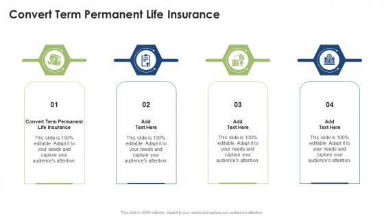 Convert Term Permanent Life Insurance In Powerpoint And Google Slides Cpb
