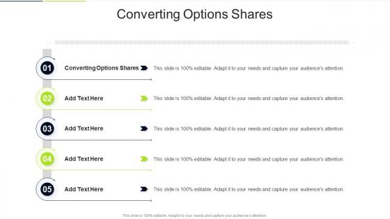 Converting Options Shares In Powerpoint And Google Slides Cpb