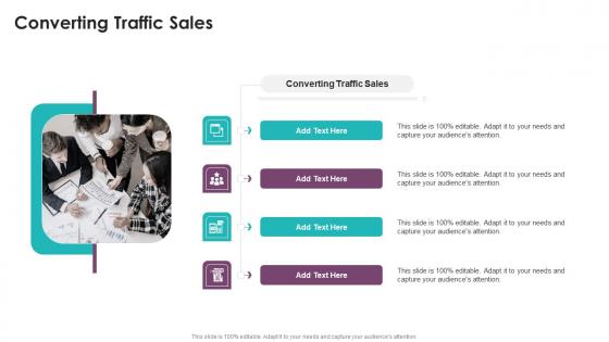 Converting Traffic Sales In Powerpoint And Google Slides Cpb
