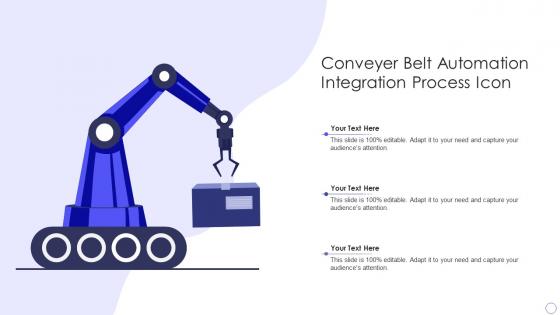 Conveyer Belt Automation Integration Process Icon