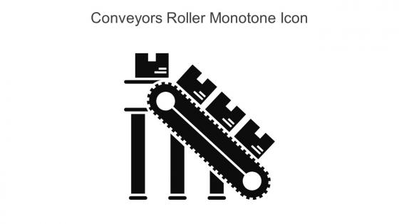 Conveyors Roller Monotone Icon In Powerpoint Pptx Png And Editable Eps Format