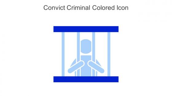 Convict Criminal Colored Icon In Powerpoint Pptx Png And Editable Eps Format