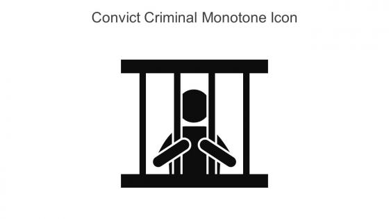 Convict Criminal Monotone Icon In Powerpoint Pptx Png And Editable Eps Format