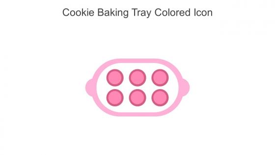 Cookie Baking Tray Colored Icon In Powerpoint Pptx Png And Editable Eps Format