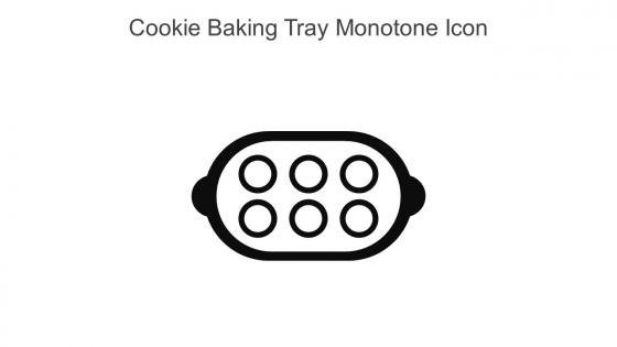 Cookie Baking Tray Monotone Icon In Powerpoint Pptx Png And Editable Eps Format