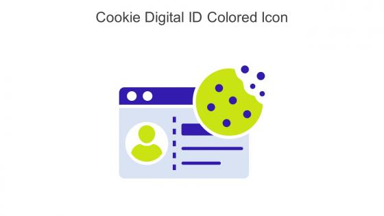Cookie Digital ID Colored Icon In Powerpoint Pptx Png And Editable Eps Format