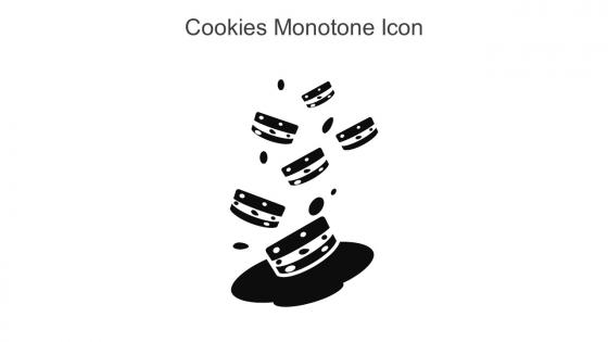 Cookies Monotone Icon In Powerpoint Pptx Png And Editable Eps Format