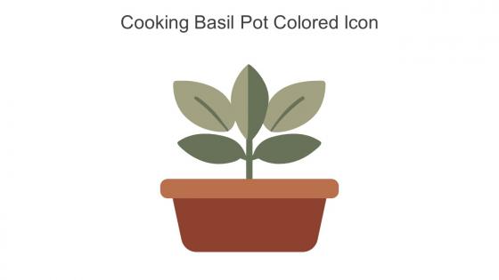 Cooking Basil Pot Colored Icon In Powerpoint Pptx Png And Editable Eps Format