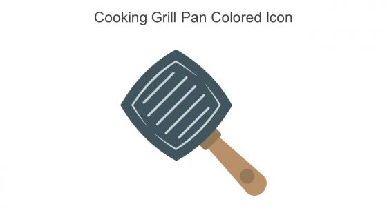 Cooking Grill Pan Colored Icon In Powerpoint Pptx Png And Editable Eps Format