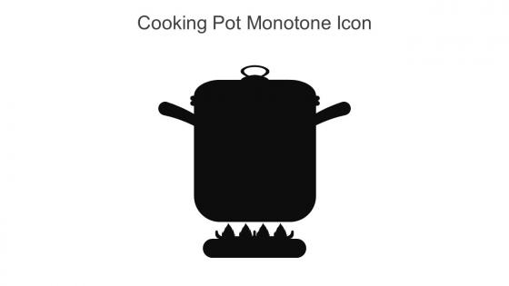 Cooking Pot Monotone Icon In Powerpoint Pptx Png And Editable Eps Format