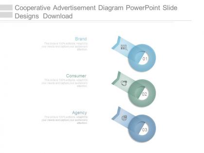 Cooperative advertisement diagram powerpoint slide designs download