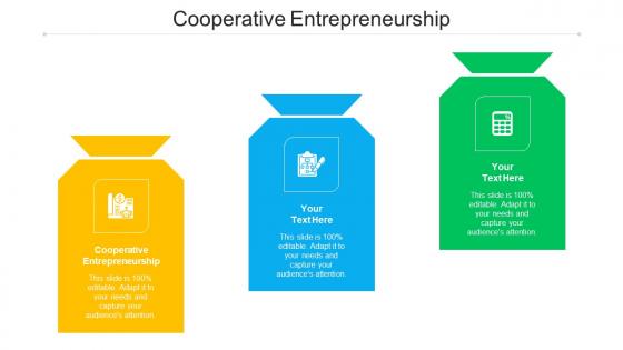 Cooperative Entrepreneurship Ppt Powerpoint Presentation Infographic Show Cpb
