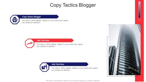 Copy Tactics Blogger In Powerpoint And Google Slides Cpb
