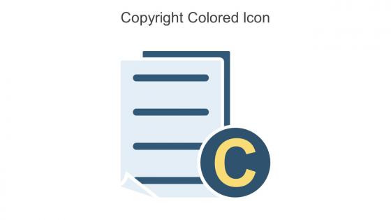 Copyright Colored Icon In Powerpoint Pptx Png And Editable Eps Format