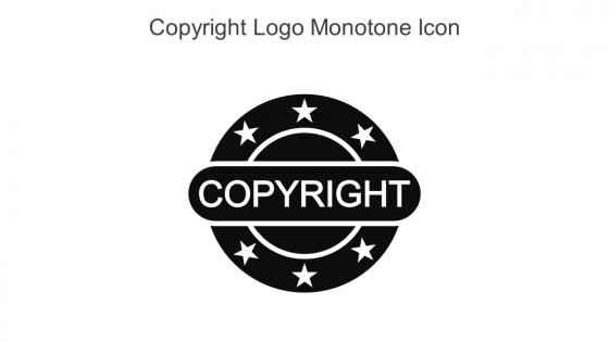 Copyright Logo Monotone Icon In Powerpoint Pptx Png And Editable Eps Format