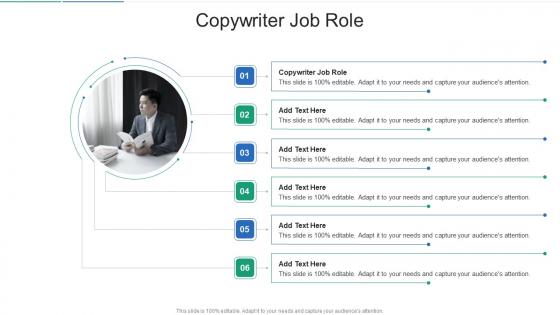 Copywriter Job Role In Powerpoint And Google Slides Cpb