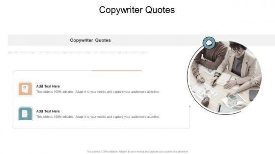Copywriter Quotes In Powerpoint And Google Slides Cpb