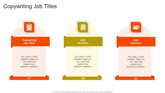 Copywriting Job Titles In Powerpoint And Google Slides Cpb
