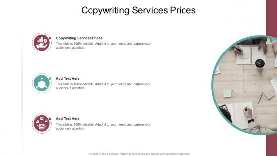 Copywriting Services Prices In Powerpoint And Google Slides Cpb