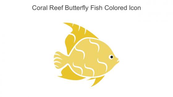 Coral Reef Butterfly Fish Colored Icon In Powerpoint Pptx Png And Editable Eps Format