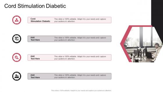 Cord Stimulation Diabetic In Powerpoint And Google Slides Cpb