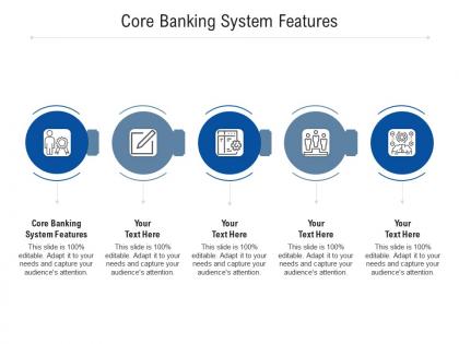 Core banking system features ppt powerpoint presentation gallery icons cpb