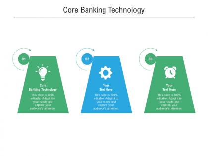 Core banking technology ppt powerpoint presentation professional sample cpb