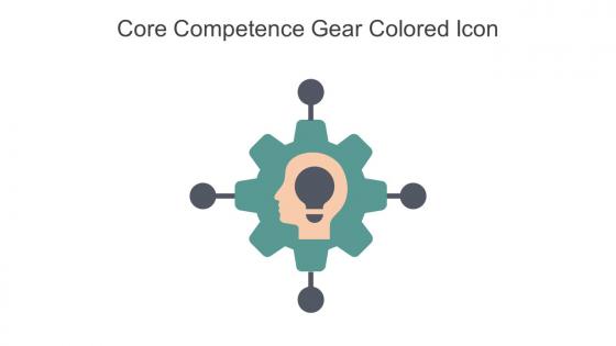 Core Competence Gear Colored Icon In Powerpoint Pptx Png And Editable Eps Format
