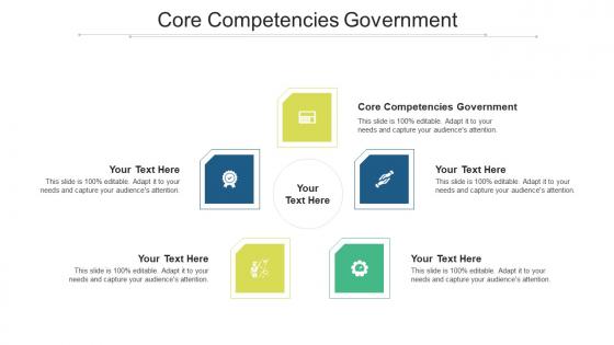 Core competencies government ppt powerpoint presentation slides maker cpb