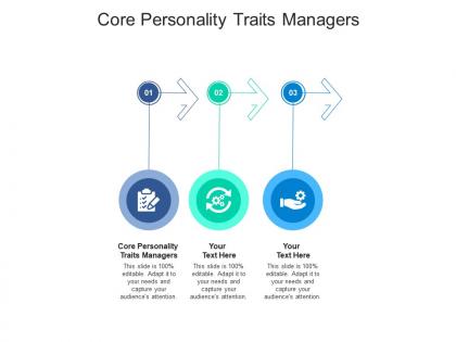 Core personality traits managers ppt powerpoint presentation file skills cpb