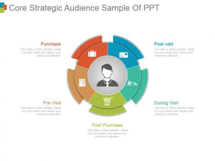 Core strategic audience sample of ppt