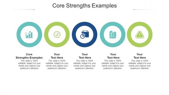 Core strengths examples ppt powerpoint presentation portfolio good cpb