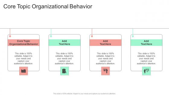 Core Topic Organizational Behavior In Powerpoint And Google Slides Cpb